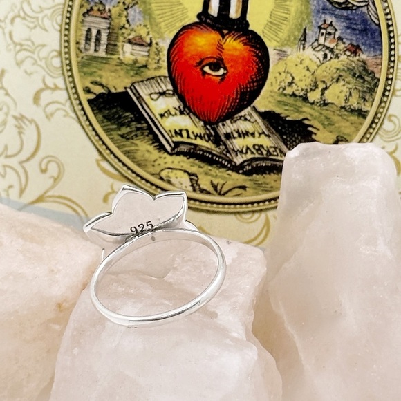 ARTISAN Coexist In Harmony Solid Sterling Silver Handmade Ring - Picture 4 of 4